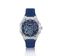 HUGO Reloj con esfera esqueleto y correa de silicona azul - Style#GRAIL SKELETON, HB1530375 Azul pcs.