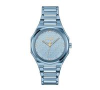 HUGO Reloj de acero azul con esfera con logos en relieve - Style#GRAIL FOR HER, 58244964 Celeste pcs.