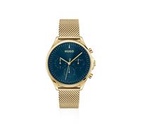 HUGO Reloj dorado con esfera azul - Style#SMASH MULTI, 58244987 Tono dorado pcs.