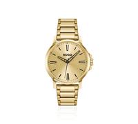 HUGO Reloj dorado con esfera y pulsera a tono - Style#SMOOTH, 58565091 Tono dorado pcs.