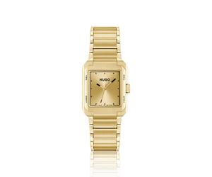 HUGO Reloj en tono dorado con pulsera de eslabones - Style#THRIVE ANALOG, HB1530381 Oro pcs.