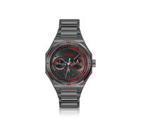 HUGO Reloj #GRAIL SPORT chapado en negro con esfera a tono - Style#GRAIL SPORT, 58244983 Gris pcs.