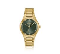 HUGO Reloj Lit en tono dorado con esfera verde - Style#LIT, 58733320 Tono dorado pcs.