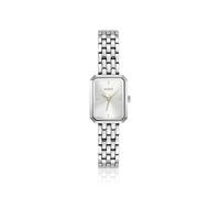 HUGO Reloj con Movimiento de Cuarzo de Tres Manecillas para Mujer Colección #Cosy con Correa de Acero Inoxidable Plateada - 1540178