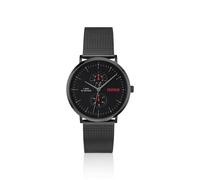 HUGO Reloj Style chapado en negro con pulsera de malla - Style#STYLE, 58733331 Gris oscuro pcs.