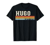 Hugo Retro Vintage Hombres Niños Niños Primer Nombre Camiseta