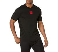 HUGO Ribbed Crew Neck Regular Fit Center Logo T-Shirt Camiseta Hombre