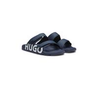 HUGO Sandalias con logo y dos tiras de cierre por contacto - StyleEvander_Sand_lg, 50542042 Azul oscuro 40