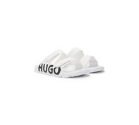 HUGO Sandalias con logo y dos tiras de cierre por contacto - StyleEvander_Sand_lg, 50542042 Blanco 40