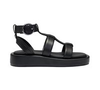 Hugo - Sandalias de plataforma de cuero negro modelo Scarlet - Shoes - Mujer - Negro - 37 EU -