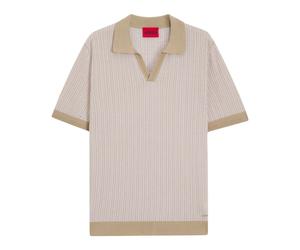 Hugo - Seeroy Polo - Tops - Hombre - Beige - L -