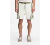 HUGO Shorts de algodón con ilustración de logo bordado - StyleDarynto, 50556603 Blanco / Verde L