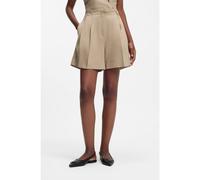 HUGO Shorts de algodón con ribete de cadena - StyleHenisea-1-W, 50561249 Marrón claro 42