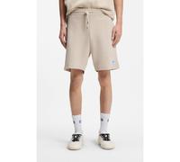 HUGO Shorts de corte holgado en algodón con estructura de rejilla - StyleNuwafflo, 50534451 Beige claro XS