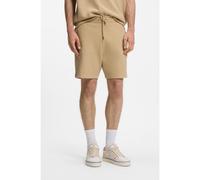 HUGO Shorts de corte holgado en algodón con estructura de rejilla - StyleNuwafflo, 50534451 Beige M