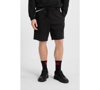 HUGO Shorts de felpa de algodón con logo estampado - StyleDayono, 50530696 Negro XXL