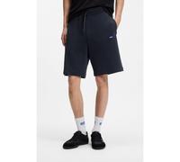 HUGO Shorts de felpa de algodón con parche de logo - StyleNasensio, 50522364 Azul oscuro XS