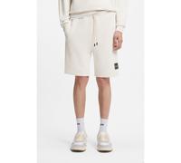 HUGO Shorts de felpa de rizo de algodón con logo de carey - StyleDarix, 50557471 Natural XS
