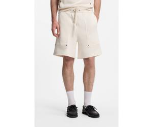 HUGO Shorts loose fit de algodón con bolsillos de estilo utilitario - StyleNimdos, 50564271 Natural S