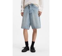 HUGO Shorts loose fit en algodón de hilo flameado - StyleMASON/S, 50563304 Celeste 34