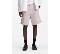 HUGO Shorts loose fit en felpa de algodón con logo estampado - StyleNomario, 50510728 Luz púrpura M