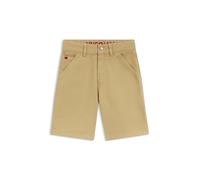 HUGO Shorts loose fit para niños de algodón elástico - StyleG00990/23B04A, G00990 Beige 138