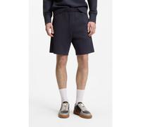 HUGO Shorts regular fit de algodón con insignia de logo de ante - StyleNevashort, 50564051 Azul oscuro XXL