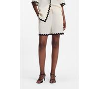 HUGO Shorts relaxed fit con cinta en zigzag - StyleHaslala-1, 50557546 Negro / Blanco 32
