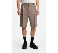 HUGO Shorts relaxed fit de sarga de algodón elástico - StyleFery261X, 50561210 Marrón claro 54