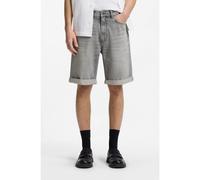 HUGO Shorts relaxed-tapered fit de denim gris lavado a la piedra - StyleHUGO 838/S, 50560391 Gris 29