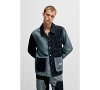 HUGO Sobrecamisa relaxed fit de denim mixto - StyleEberse, 50534188 Azul oscuro XL