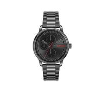 Hugo #Stamp Reloj multifunción de Acero Inoxidable, Resistente al Agua hasta 3 ATM / 30 Metros, Reloj clásico para el día a día, Regalo para él, 44 mm