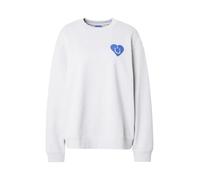 HUGO Sudadera azul / gris moteado / negro, Talla M