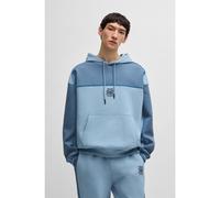 HUGO Sudadera con capucha HUGO x RB en mezcla de algodón con detalles de ribetes - StyleDilverston_RB, 50542808 Celeste S