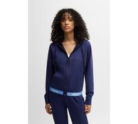 HUGO Sudadera con capucha relaxed fit con logo en la cintura - StyleSPORTY LOGO_JACKET, 50520504 Azul oscuro XL