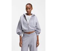 HUGO Sudadera con capucha relaxed fit en felpa de algodón con mangas tipo barrel - StyleDolpie_B, 50563749 Gris claro XL