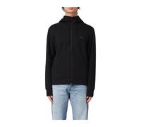 BOSS Sudadera con capucha y cremallera en algodón elástico con logo estampado - StyleSaggy, 50506161 Negro L