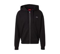 HUGO Sudadera con cremallera 'Dapozip' negro, Talla XL