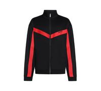 HUGO Sudadera relaxed fit con cremallera y cinta de chevrón - StyleDarti, 50549418 Negro XXL