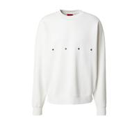 HUGO Sudadera 'Darislong' negro / blanco natural XL EUR