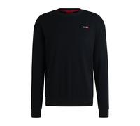 HUGO Sudadera de algodón con logo de corazón - StyleAlexandria Sweatshir, 50532027 Negro M