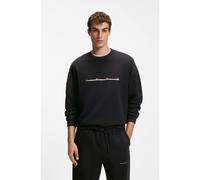 HUGO Sudadera de algodón con logo estampado espaciado - StyleDatrisweat, 50568124 Negro M