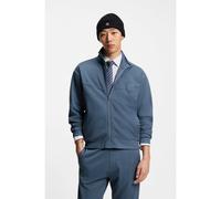 HUGO Sudadera de algodón con rayas de puntos saltados - StyleDavronto, 50553474 Azul XL