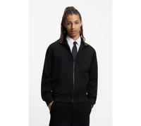 HUGO Sudadera de algodón con rayas de puntos saltados - StyleDavronto, 50553474 Negro XL