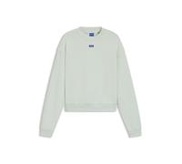 HUGO Sudadera de felpa de algodón con logo azul - StyleDelessa_B_1, 50534344 Cal XL