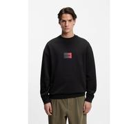 HUGO Sudadera de felpa de algodón con logo degradado - StyleDanotop, 50553134 Negro XS