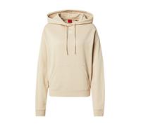 HUGO Sudadera 'Delfinia' beige claro / blanco XL beige claro / blanco
