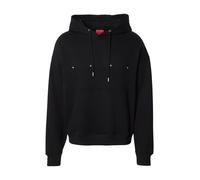 HUGO Sudadera oversize fit de felpa de algodón con capucha y estampado gráfico - StyleDoland, 50553348 Negro M