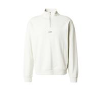 HUGO Sudadera 'Durty244' ecru / negro, Talla XXL