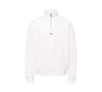 HUGO Sudadera 'Durty244' negro / blanco L negro / blanco